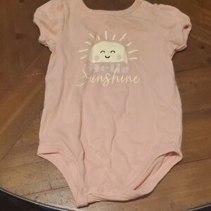 🐻 Garanimals Peach Kids One Piece Bodysuit